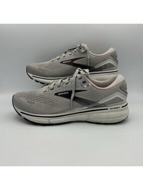 Brooks Ghost 15 Mens 10 US Narrow Shoes Gray Running Sneaker Shoes 1103934E098